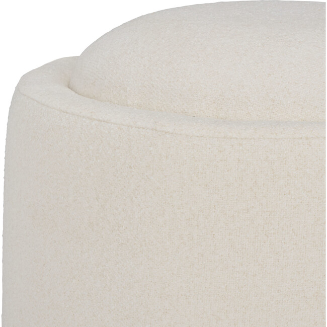 Posner Ottoman, Off White - Ottomans - 3