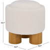 Posner Ottoman, Off White - Ottomans - 4