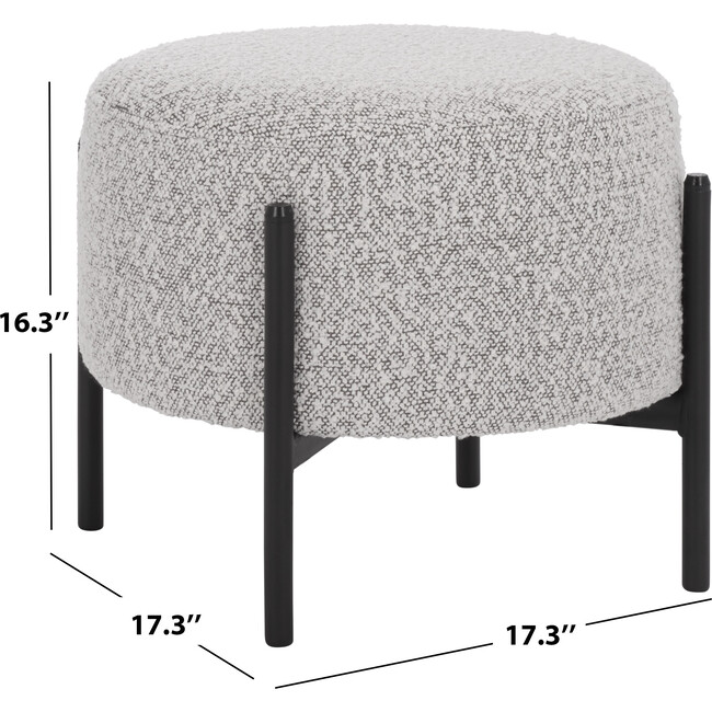 Crius Ottoman, Gray - Ottomans - 4
