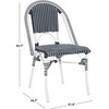 Torino Side Chair Set Of 2, Navy - Accent Seating - 4
