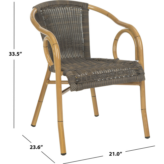 Dagny Arm Chair, Brown - Accent Seating - 3