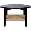 Nomand 1 Shelf Coffee Table, Black - Accent Tables - 1 - thumbnail