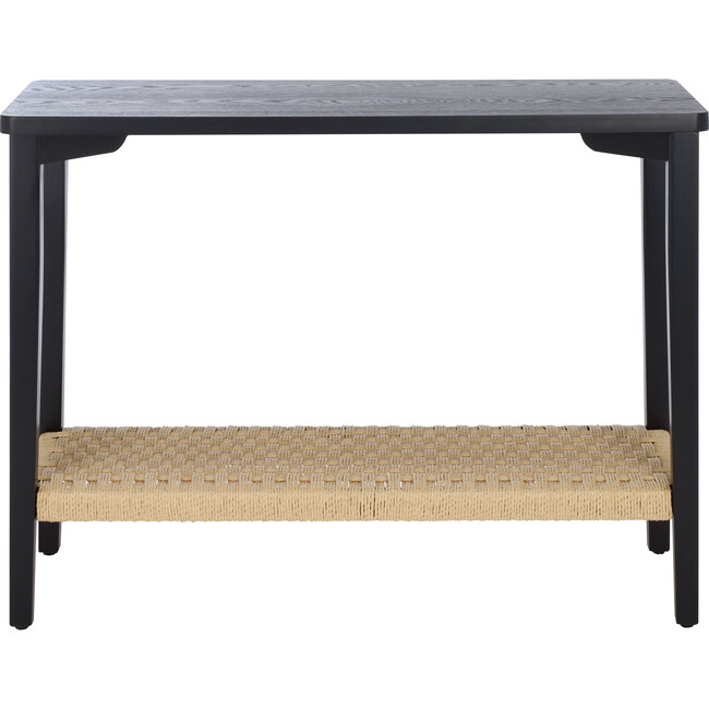 Chasu 1 Shelf Console Table, Black