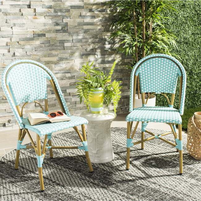 Salcha Side Chair, Teal - Accent Seating - 2