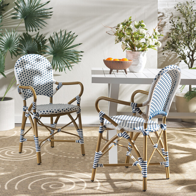 Hooper Arm Chair, Blue - Accent Seating - 2