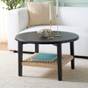 Nomand 1 Shelf Coffee Table, Black - Accent Tables - 2