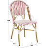 Salcha Side Chair, Red - Accent Seating - 4