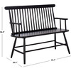 Eton Bench, Black - Accent Seating - 4