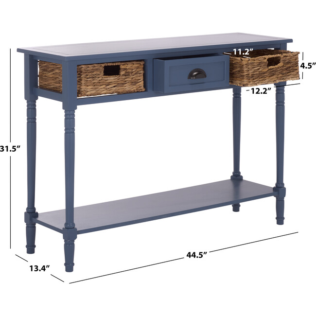 Christa Console, Blue - Accent Tables - 3