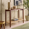 Chasu 1 Shelf Console Table, Brown - Accent Tables - 2
