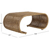 Tamo Coffee Table, Brown - Accent Tables - 4