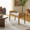Hamburg Wood Bench, Beige - Accent Seating - 2