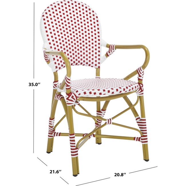 Hooper Arm Chair, Red - Accent Seating - 4