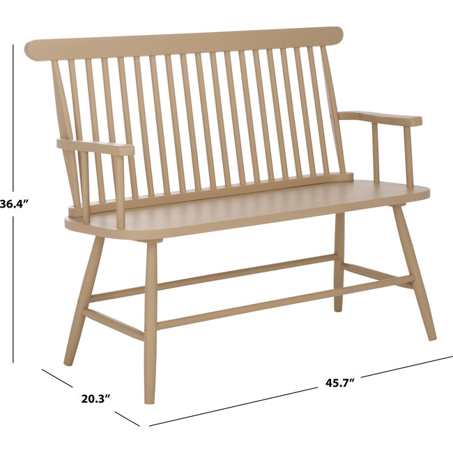 Eton Bench, Beige - Accent Seating - 4