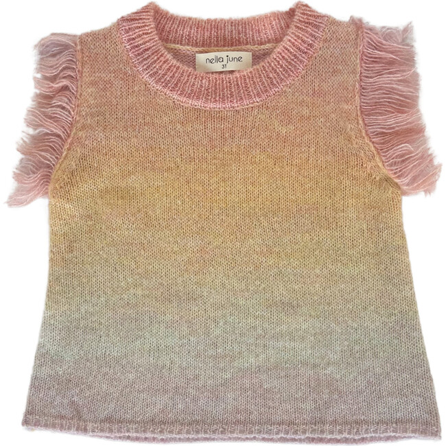Sweater Vest, Light Rainbow