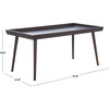 Nonie Coffee Table With Tray, Gray - Accent Tables - 4