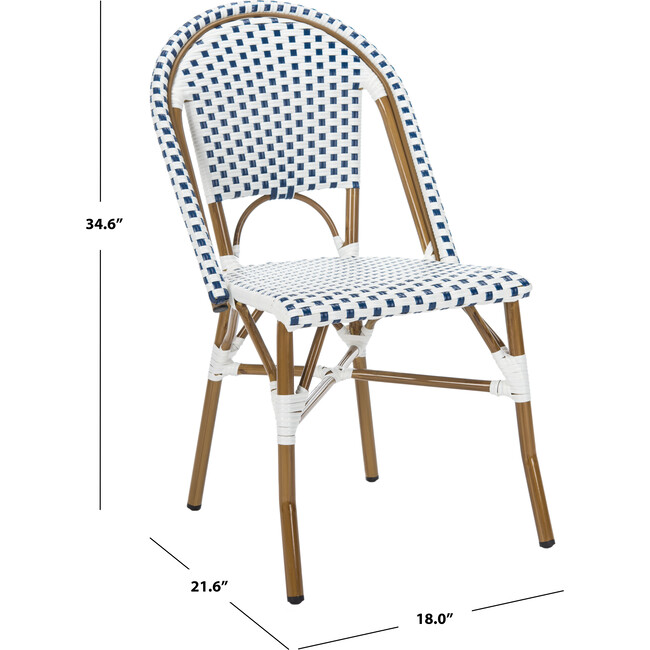 Salcha Side Chair, Blue - Accent Seating - 4