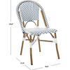 Salcha Side Chair, Blue - Accent Seating - 4