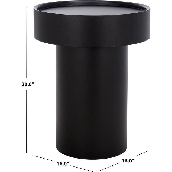 Avony Side Table, Black - Accent Tables - 4
