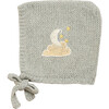 Infant Cap and Booties Gift Set, Grey/Oat - Mixed Gift Sets - 1 - thumbnail