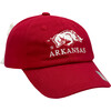 Officially Licensed Arkansas Razorbacks Bow Baseball Hat, Red - Hats - 1 - thumbnail
