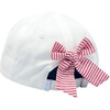 Officially Licensed Georgia Bulldogs UGA Bow Baseball Hat, White - Hats - 2
