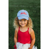 Officially Licensed Ole Miss Bow Baseball Hat, Powder Blue - Hats - 3