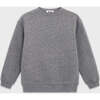Relaxed Organic Cotton Fleece Sweatshirt, Heather Grey - Sweatshirts - 1 - thumbnail