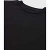Relaxed Organic Cotton Long Sleeve T-Shirt, Black - T-Shirts - 4