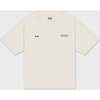 Relaxed Cotton T-Shirt With Print, Off White - T-Shirts - 1 - thumbnail