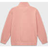 Relaxed Cotton Zip Collar Sweatshirt, Heavenly Pink - Sweatshirts - 6