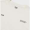 Relaxed Cotton T-Shirt With Print, Off White - T-Shirts - 4