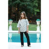 Relaxed Cotton T-Shirt With Checker Print - T-Shirts - 3
