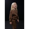 Relaxed Organic Cotton Fleece Sweatshirt, Sepia - Sweatshirts - 6