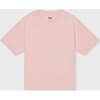 Relaxed Cotton T-Shirt, Rose - T-Shirts - 1 - thumbnail