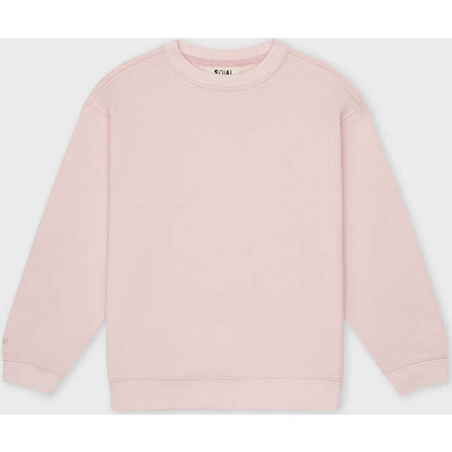 Relaxed Cotton Sweatshirt, Pink