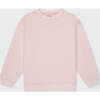 Relaxed Cotton Sweatshirt, Pink - Sweatshirts - 1 - thumbnail