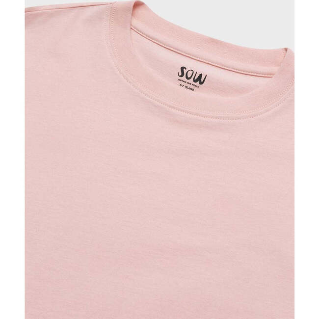 Relaxed Cotton T-Shirt, Rose - T-Shirts - 5