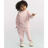 Relaxed Cotton Sweatshirt, Pink - Sweatshirts - 2