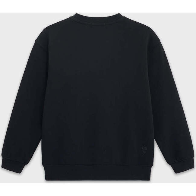 Relaxed Cotton Sweatshirt With Embroidery - Sweatshirts - 4