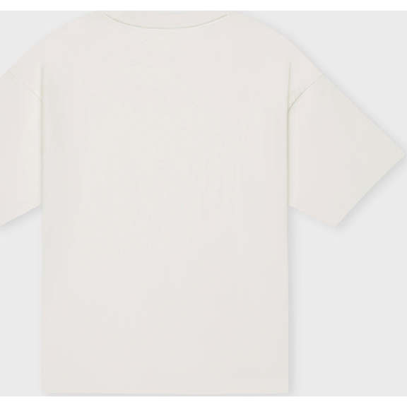Relaxed Cotton T-Shirt, Off White - T-Shirts - 6
