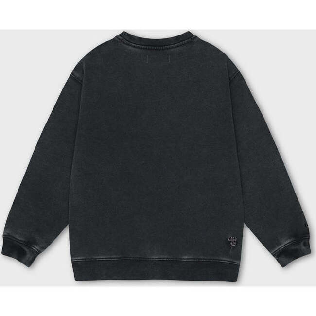 Relaxed Cotton Sweatshirt, Washed Grey - Sweatshirts - 4