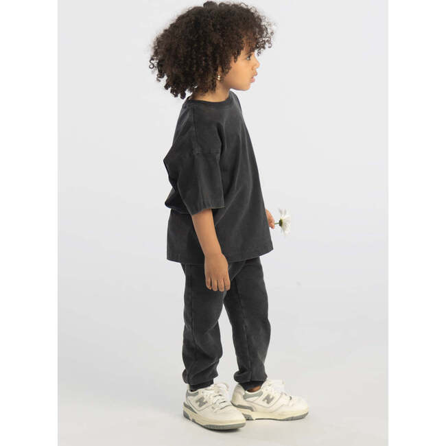 Relaxed Cotton Sweatpant, Washed Grey - Sweatpants - 3