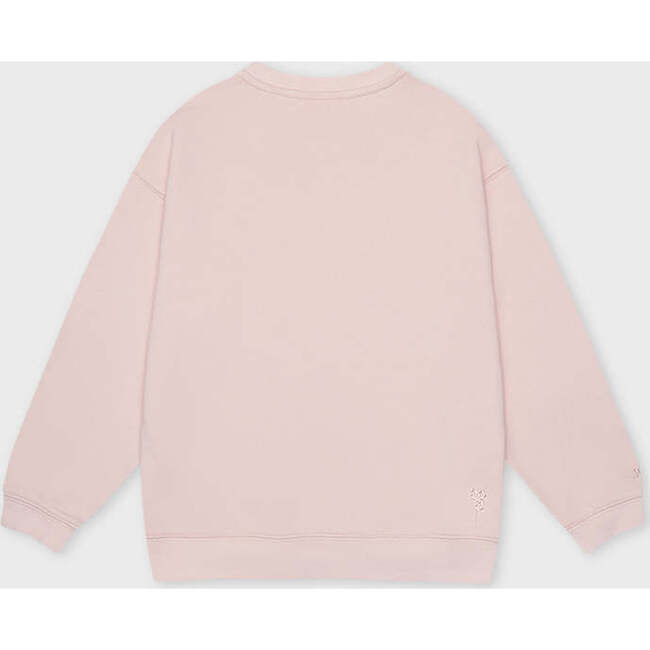 Relaxed Cotton Sweatshirt, Pink - Sweatshirts - 5