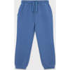 Relaxed Cotton Sweatpant, Dark Blue - Sweatpants - 1 - thumbnail