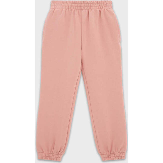Relaxed Cotton Straight Leg Sweatpant, Heavenly Pink