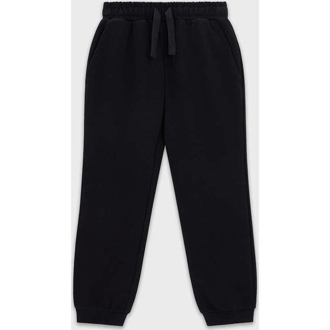 Relaxed Cotton Sweatpant, Black