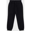 Relaxed Cotton Sweatpant, Black - Sweatpants - 3