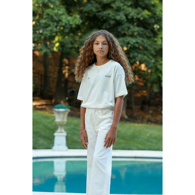 Relaxed Cotton Sweatpant, Off White - Sweatpants - 6