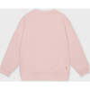 Relaxed Cotton Sweatshirt With Print, Rose - Sweatshirts - 5